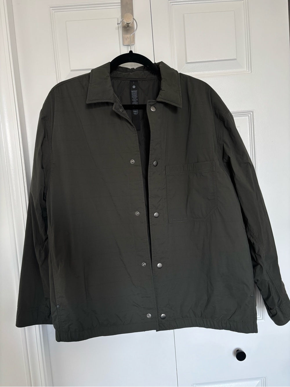 lululemon athletica Olive Green Lightweight Coach Jacket